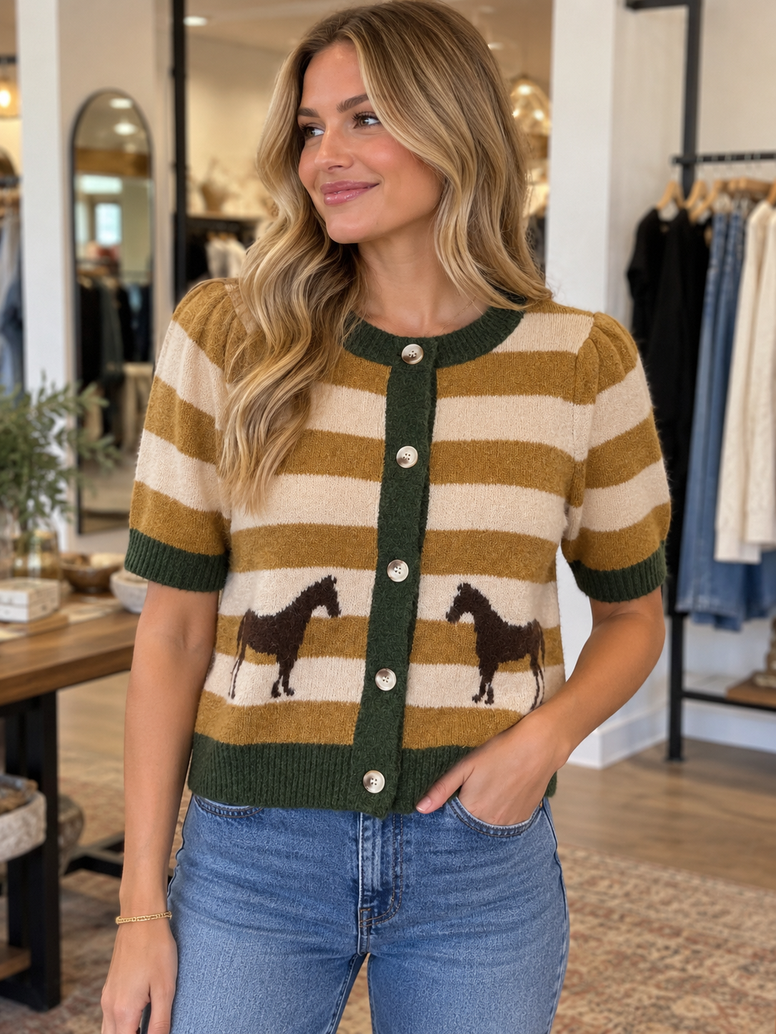 Horse Knit Cardigan