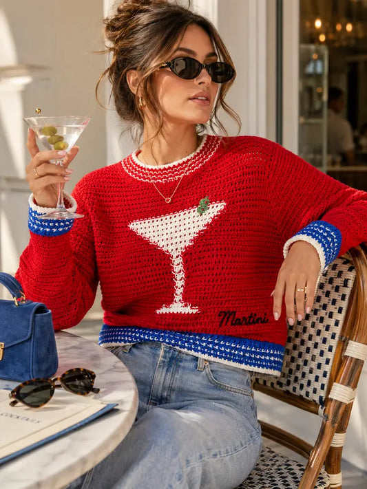 Martini Statement Sweater