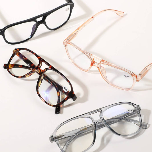 Round  Blue Light Blocking Reading Glasses