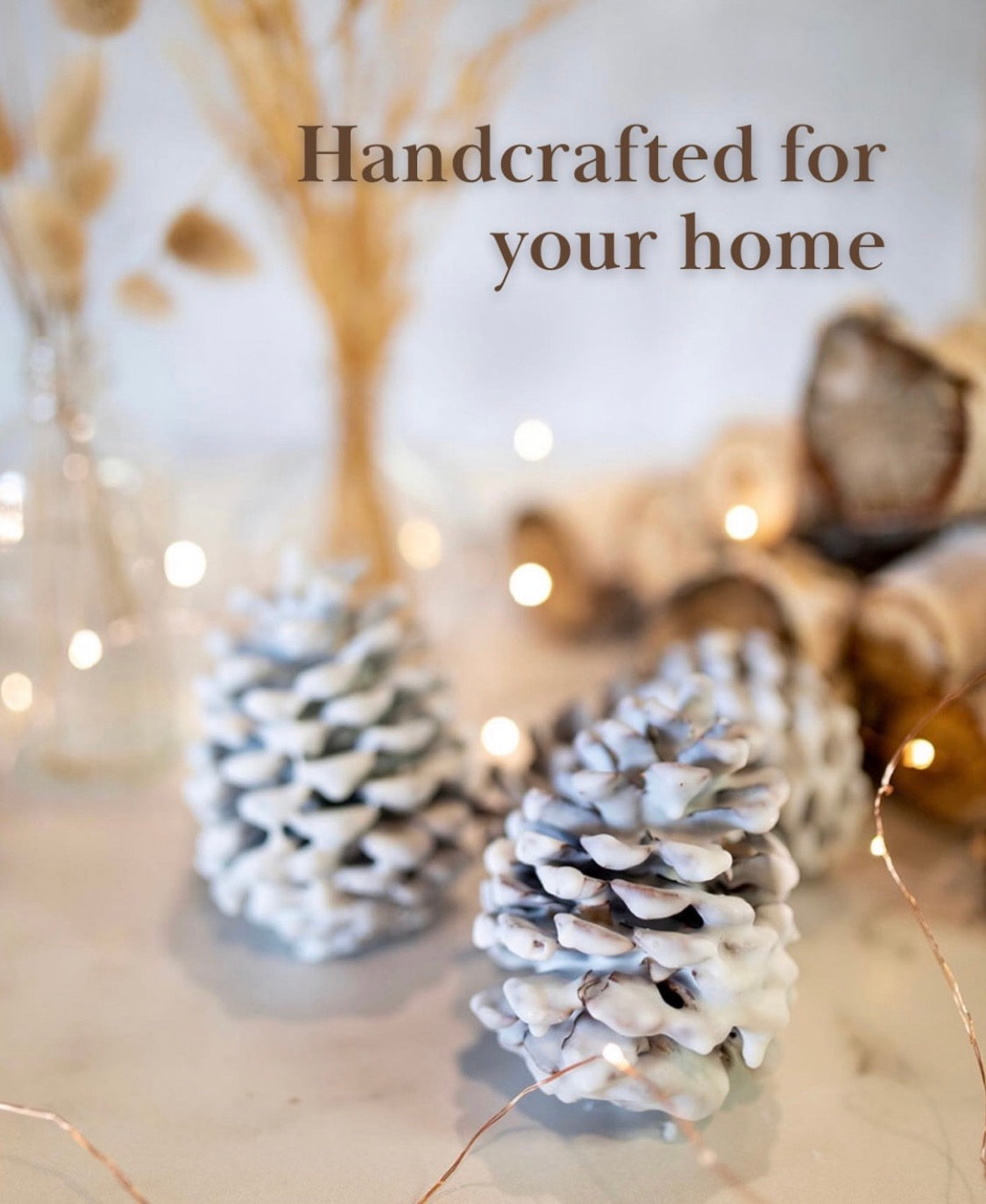 Hand Dipped Pinecones