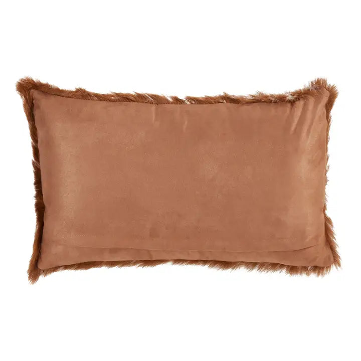 Deer Spot Genuine Goat Fur Pillow
