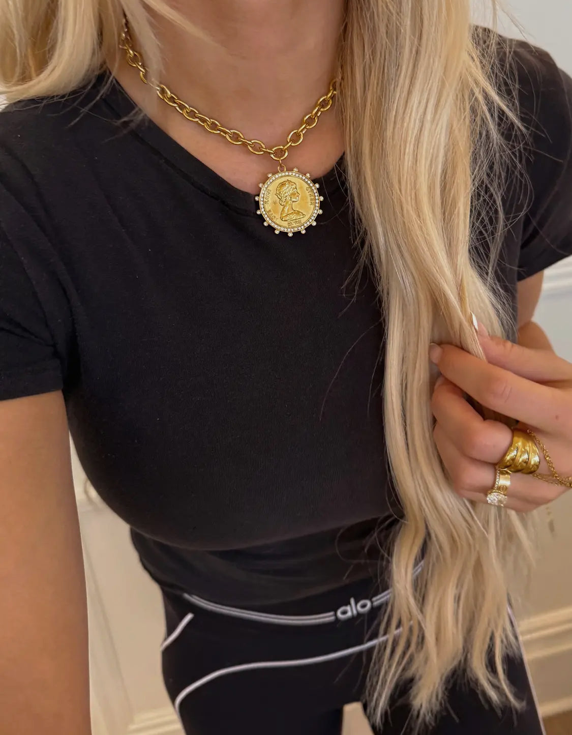 Vintage Inspired Coin Necklace