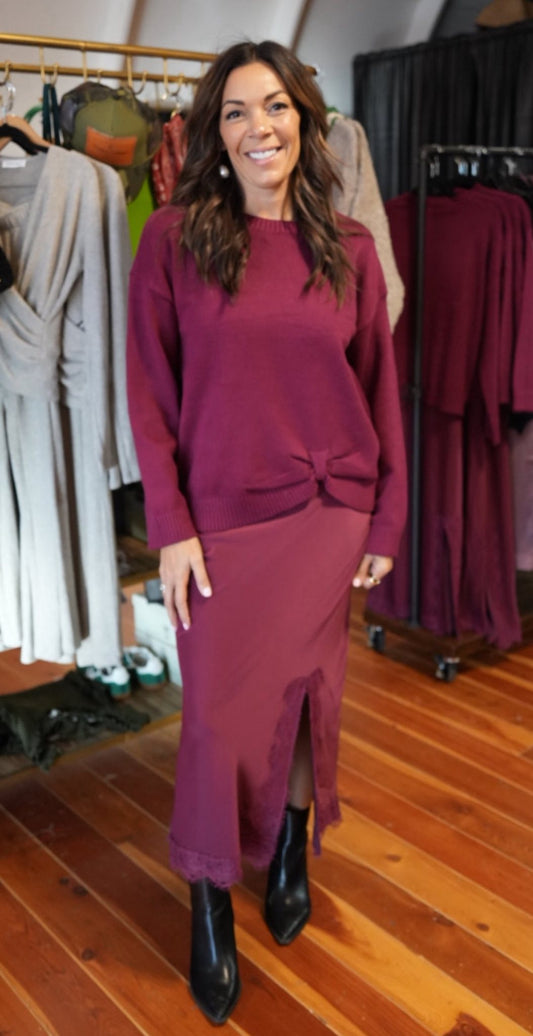 Two-Piece Dress and Sweater