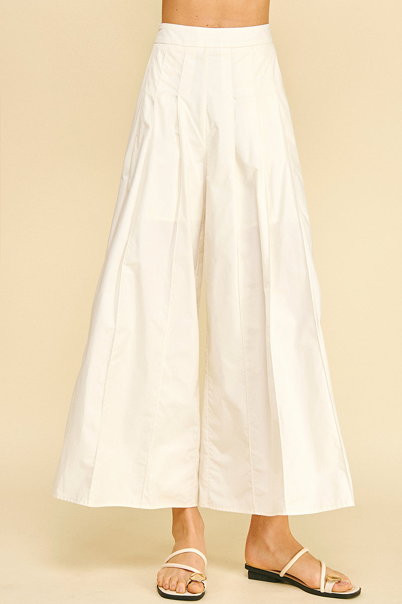 Pleated Wide Leg Pants