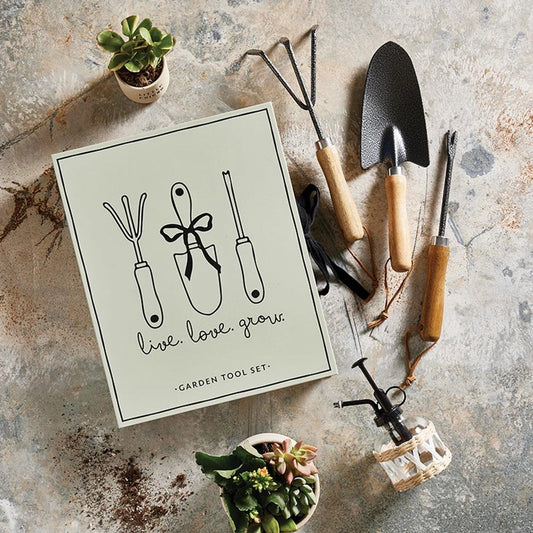 Garden Tool Set Book Box - Live Love Grow