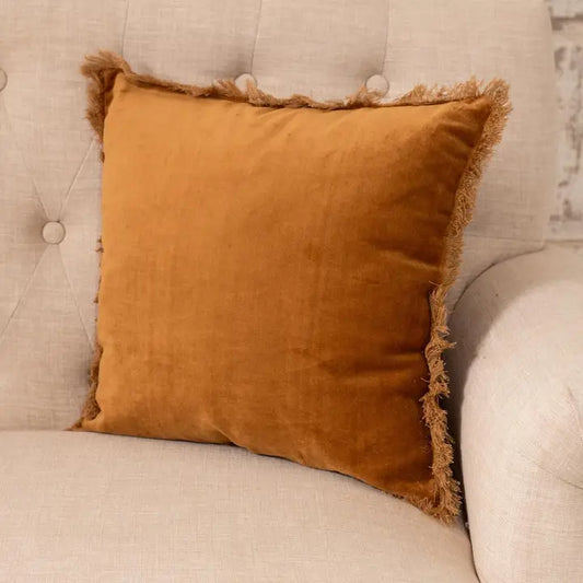 Velvet Throw Pillow