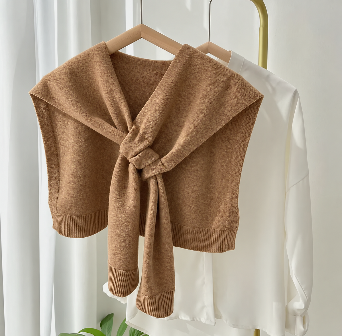 Knit Knotted Shawl