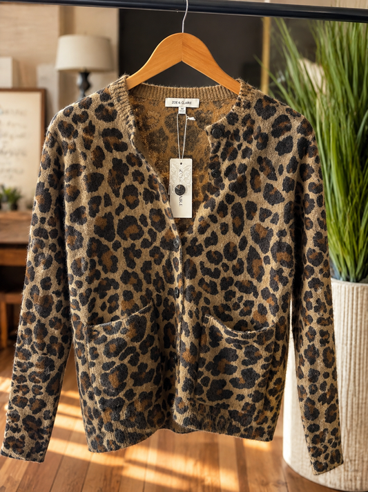 Leopard Print Cardigan