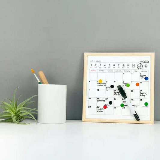 Mini White Board Calendar
