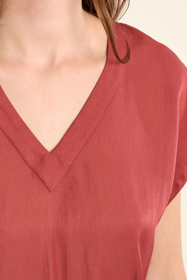 V-neck Woven Top