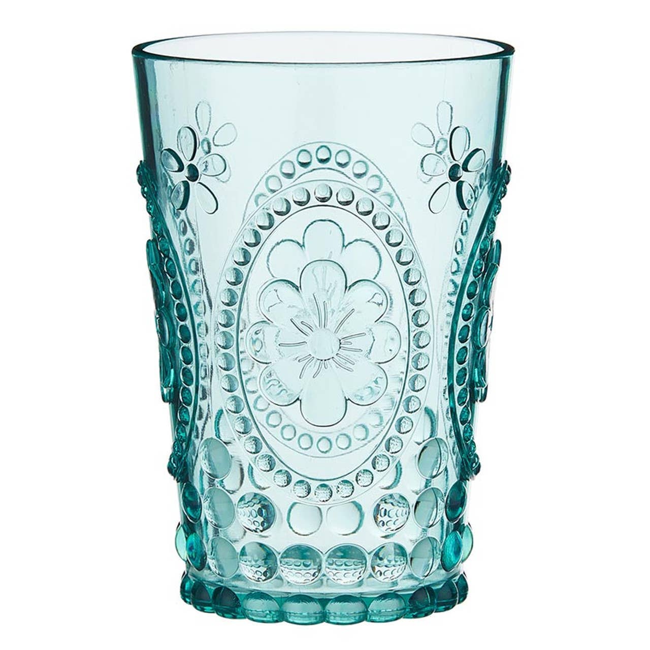 Vintage Acrylic Cup-Teal