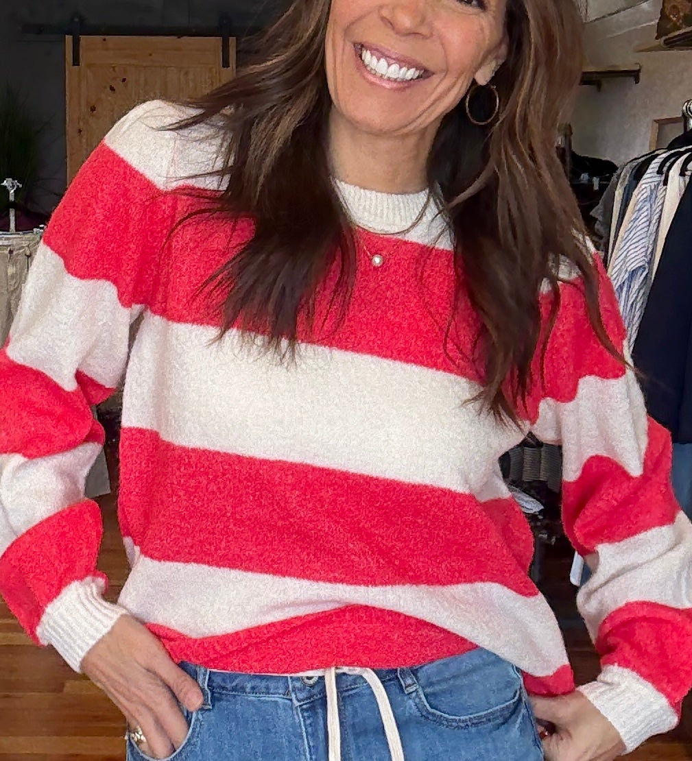 Cloud Striped Sweater
