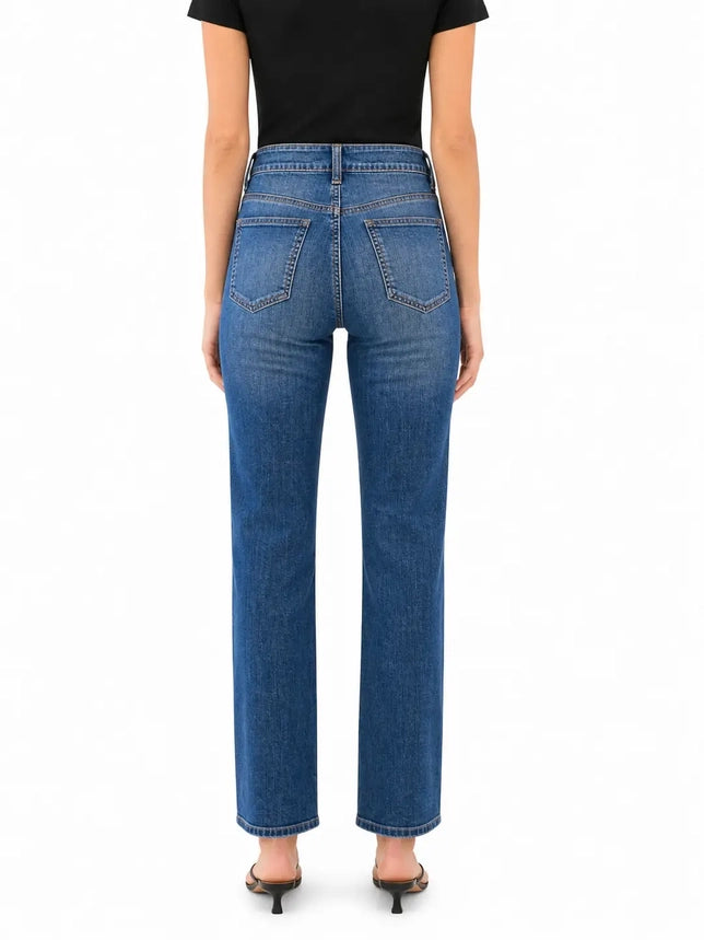 1822 Mid-Rise Straight Leg Jean