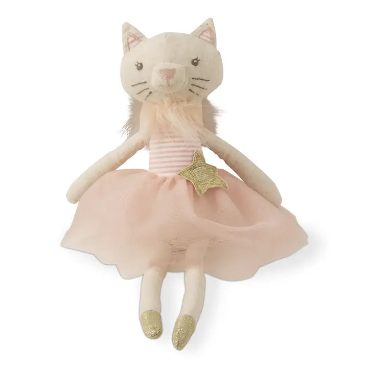 Kitty Tooth Fairy Plush Pink Polyester