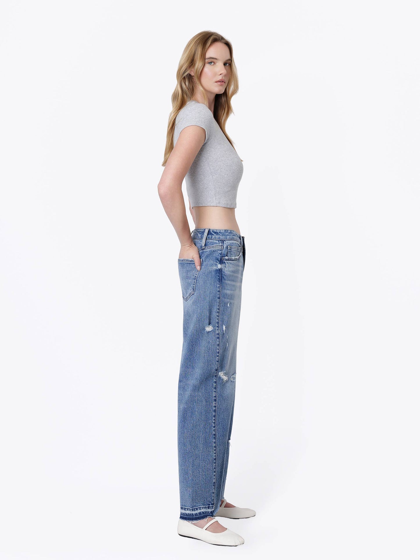Vervet by Flying Monkey High Rise Barrel Jeans