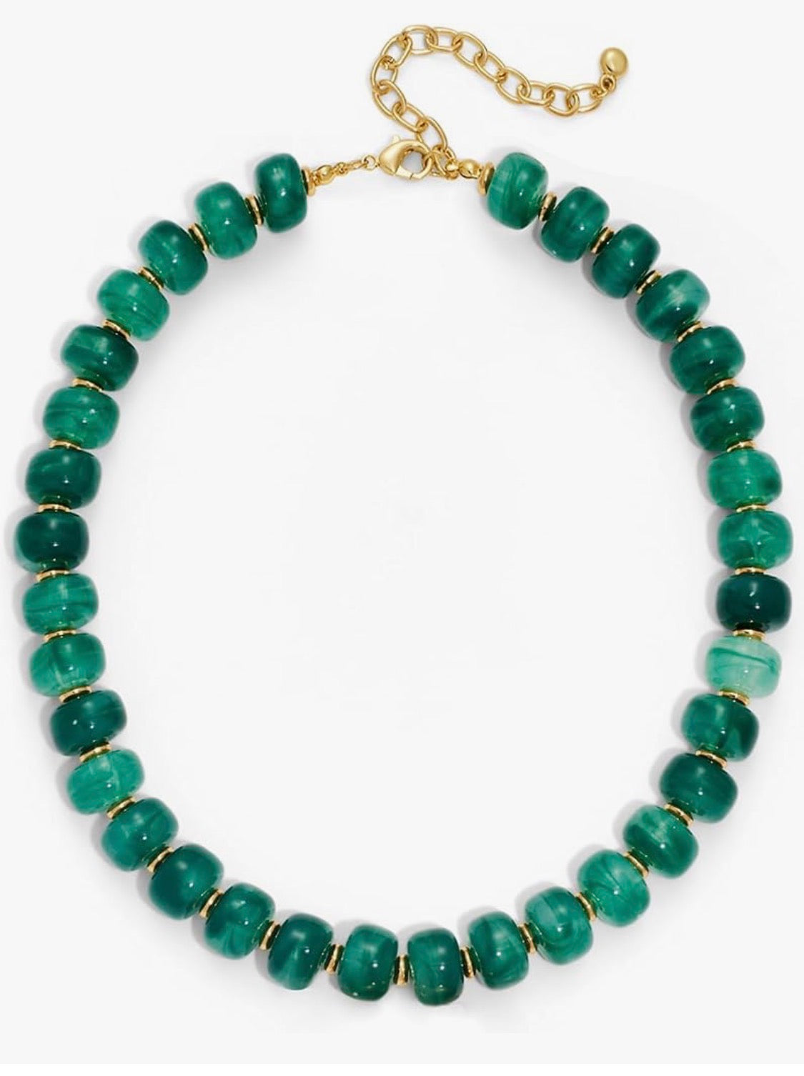 Jewel Color Bauble Necklaces