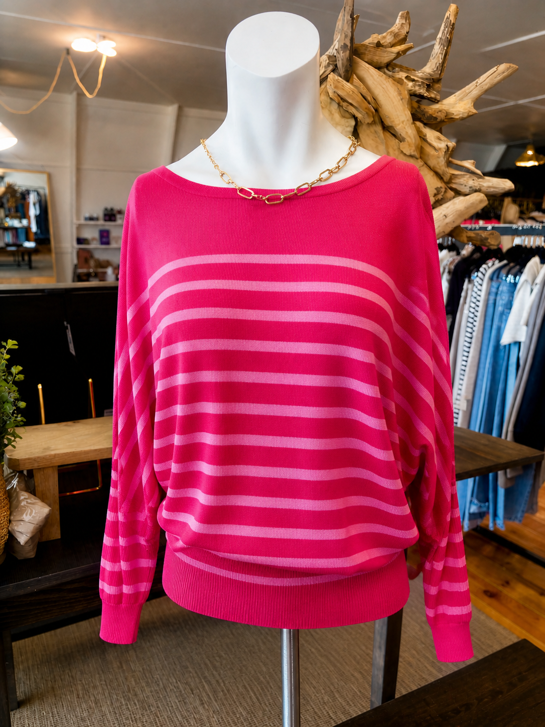 Sunset Striped Sweater