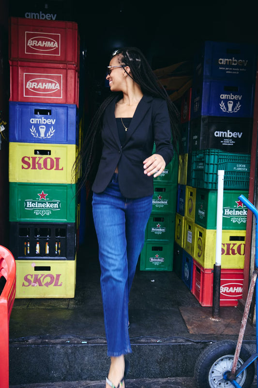 Kate Knit Black Blazer