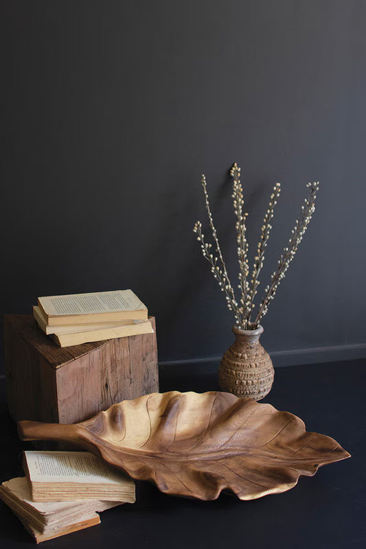Teakwood Leaf Tray