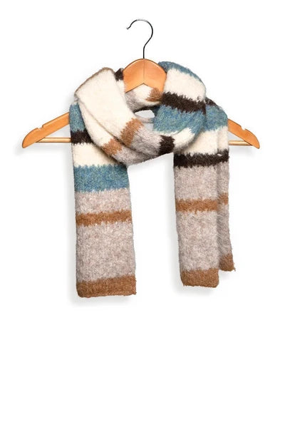 Multi Roman Stripe Scarf