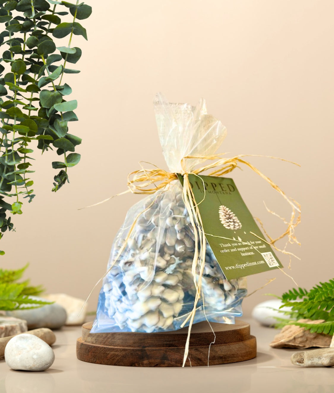 Hand Dipped Pinecones