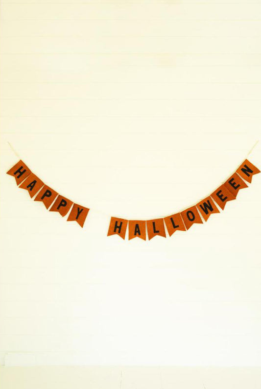 Felt Happy Halloween Garland