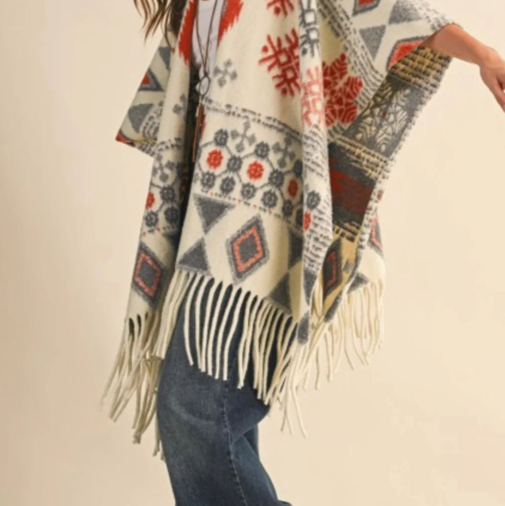 Eastwood Fleece Shawl Wrap