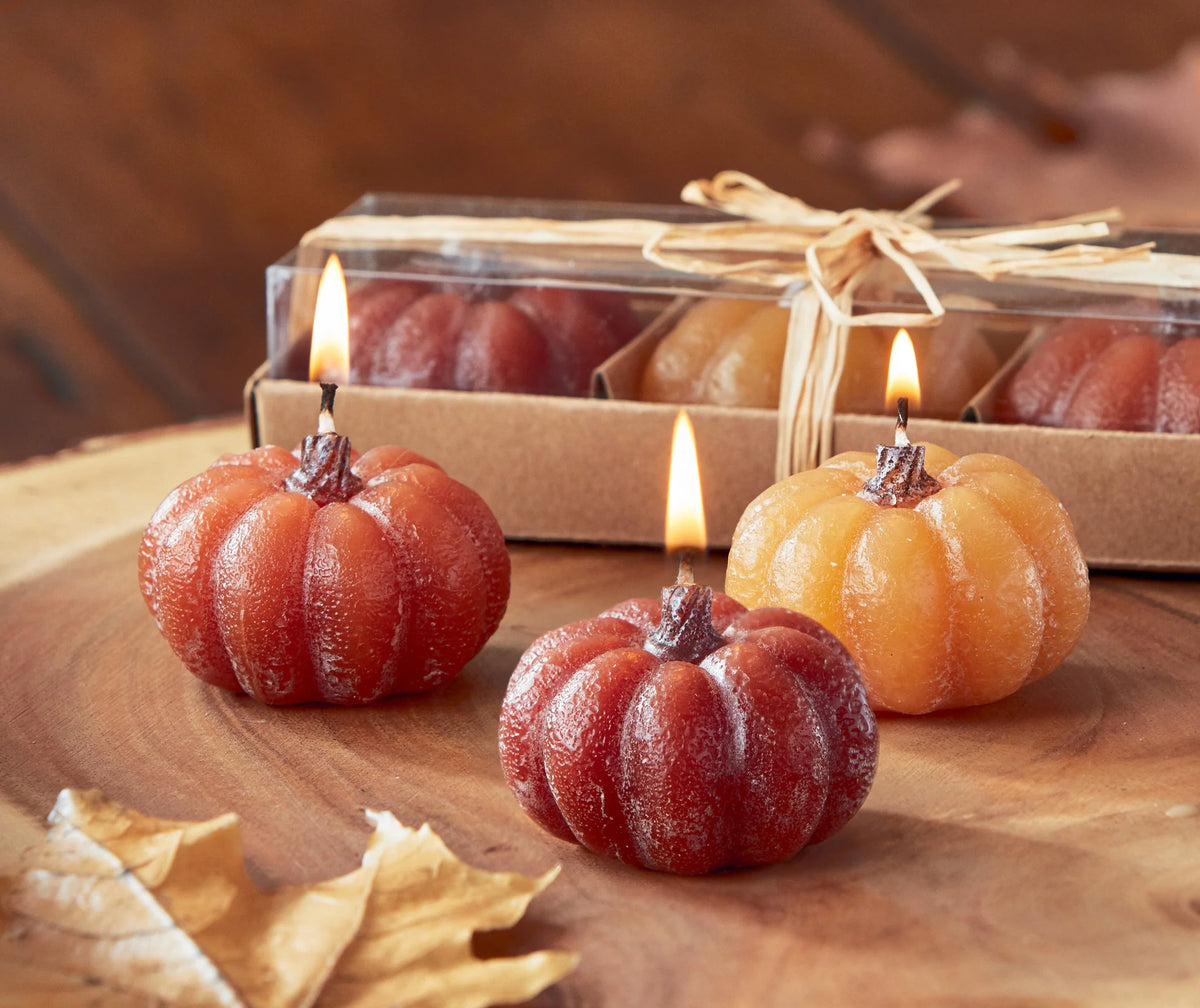 Pumpkin Tealight Candles