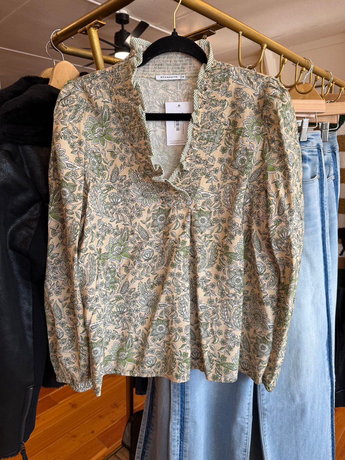 Olive Garden Floral Blouse