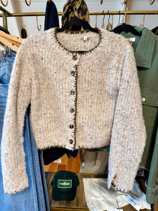 Hem & Thread Speckled Cardigan