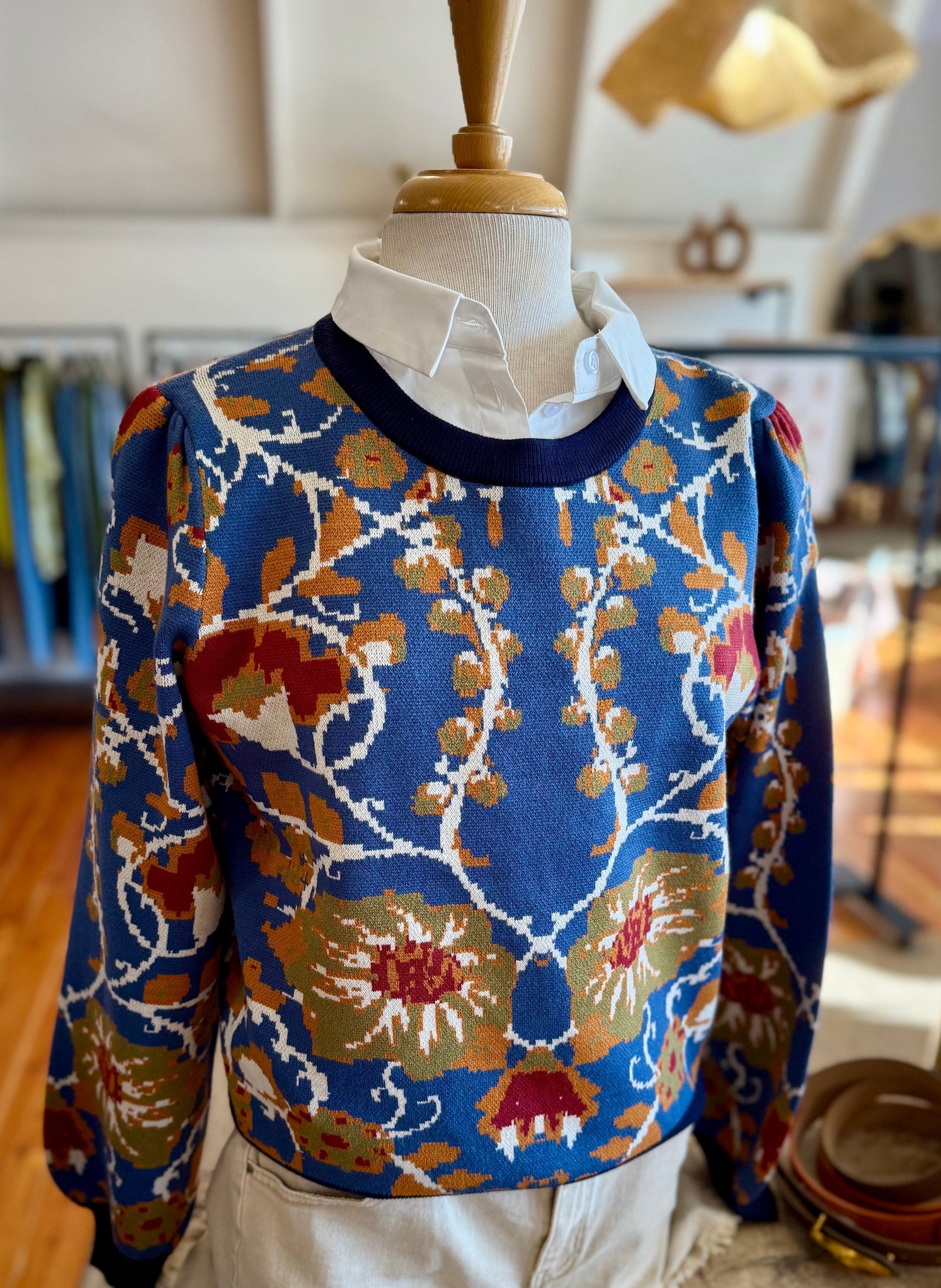 Winter Swans Sweater