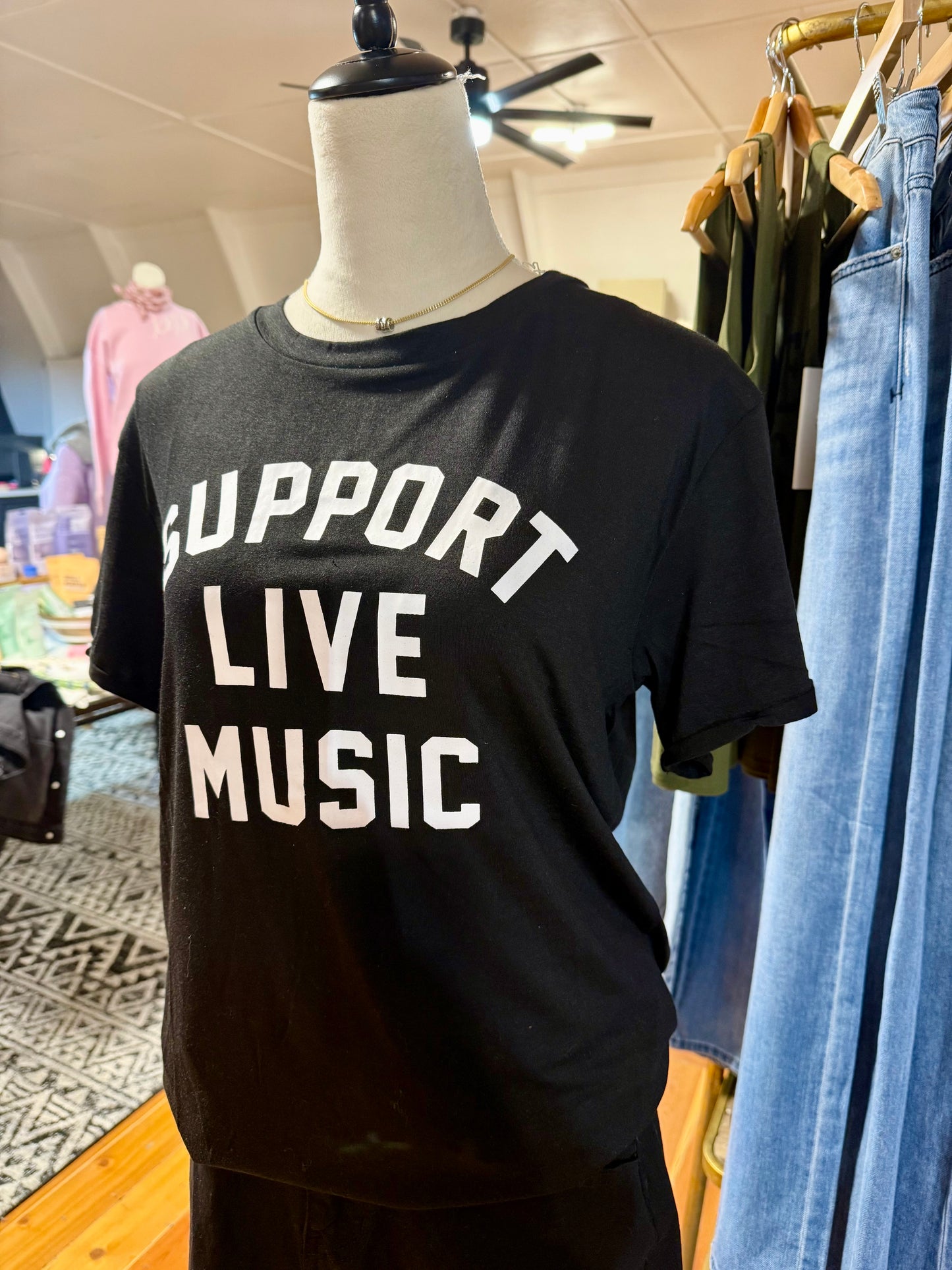 Support Live Music Tee