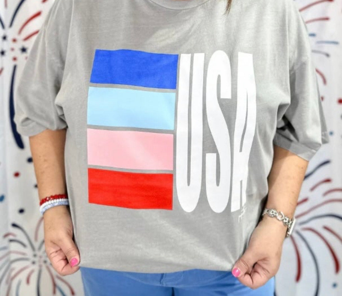 USA Stripes Tee