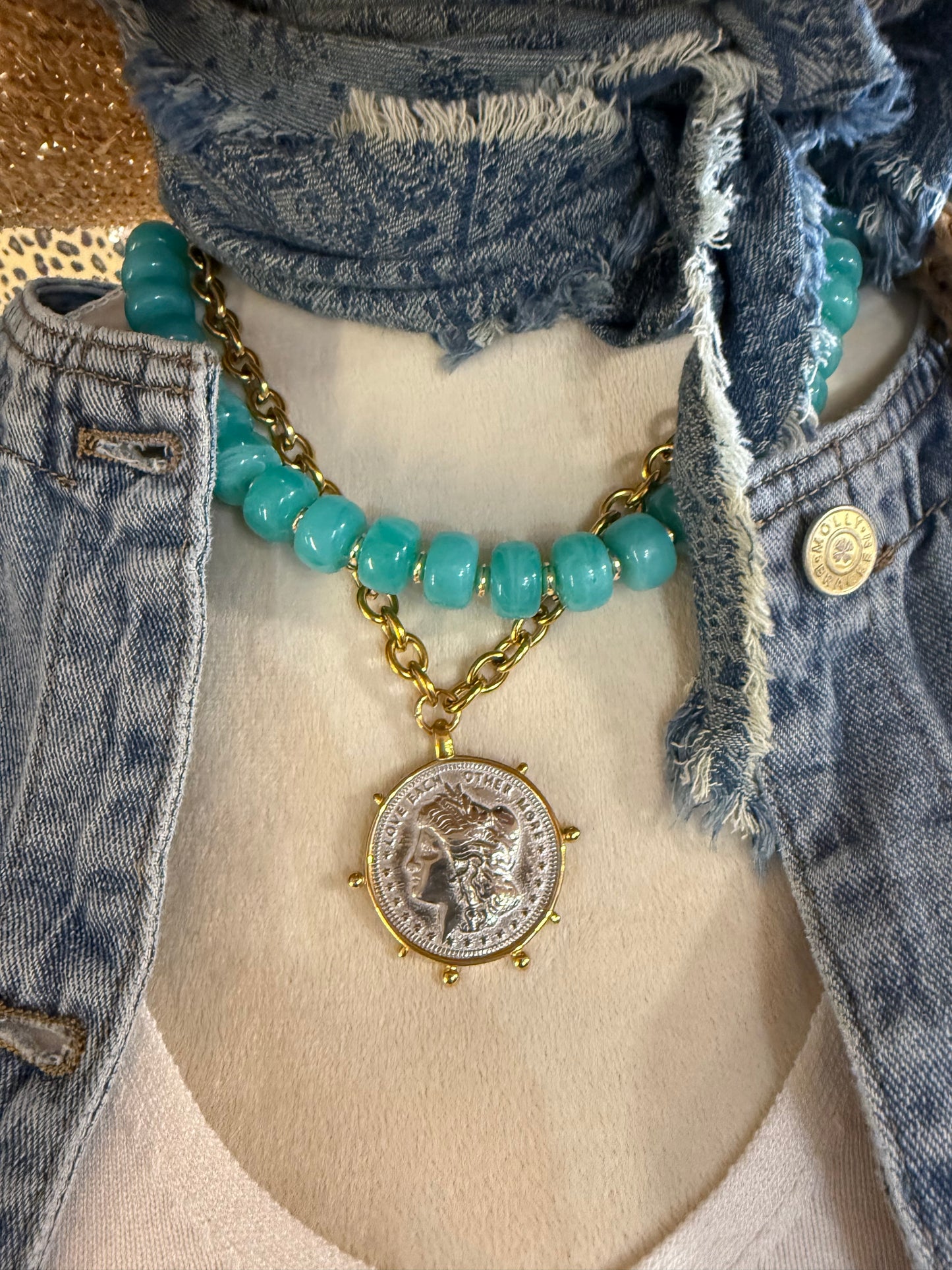 Jewel Color Bauble Necklaces