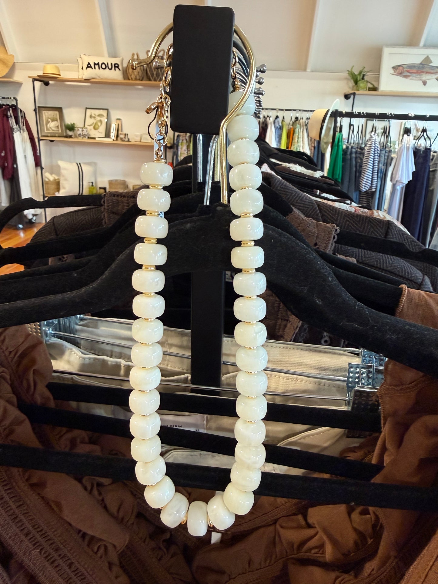 Jewel Color Bauble Necklaces