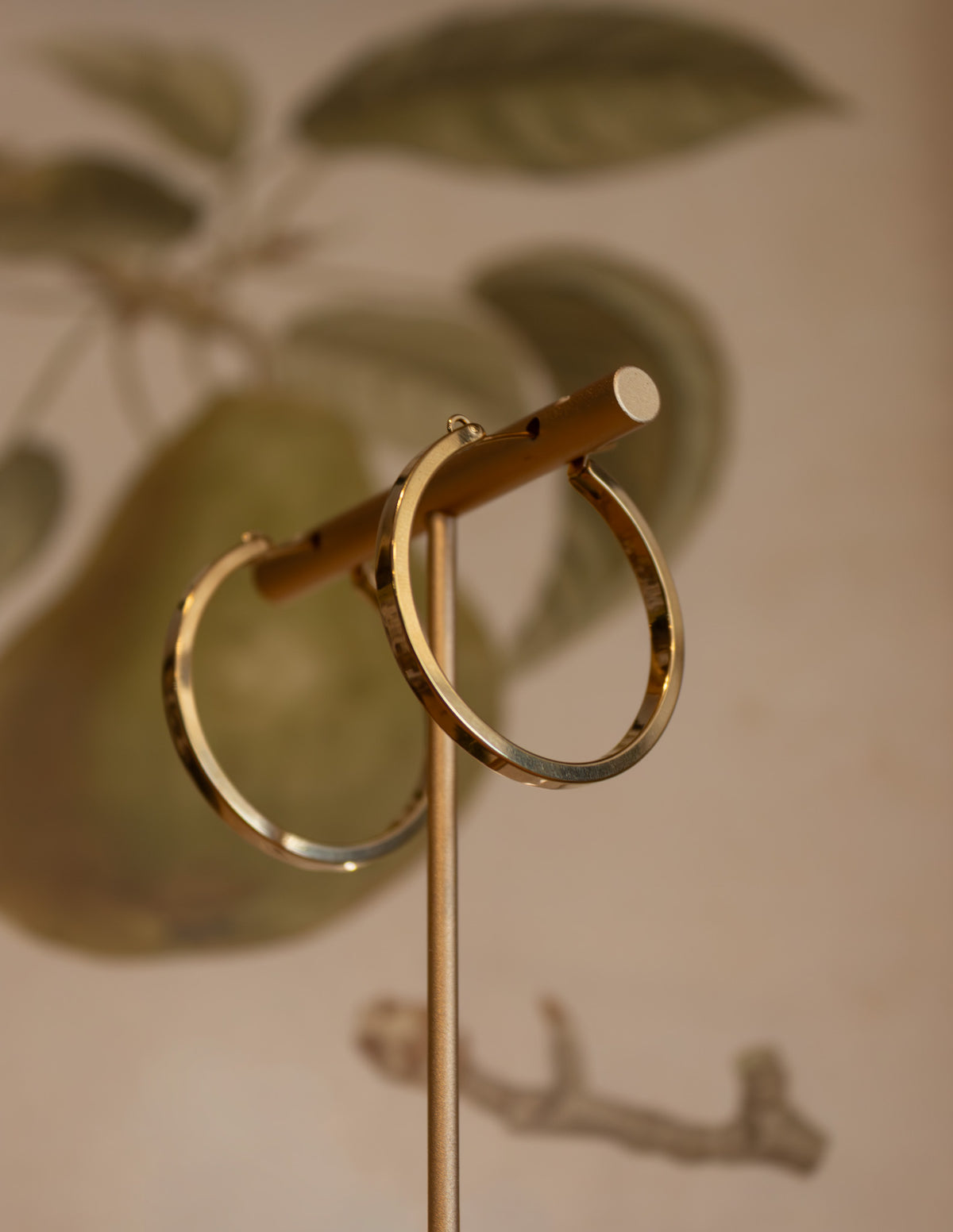 Waterproof Falling Hoop Earrings
