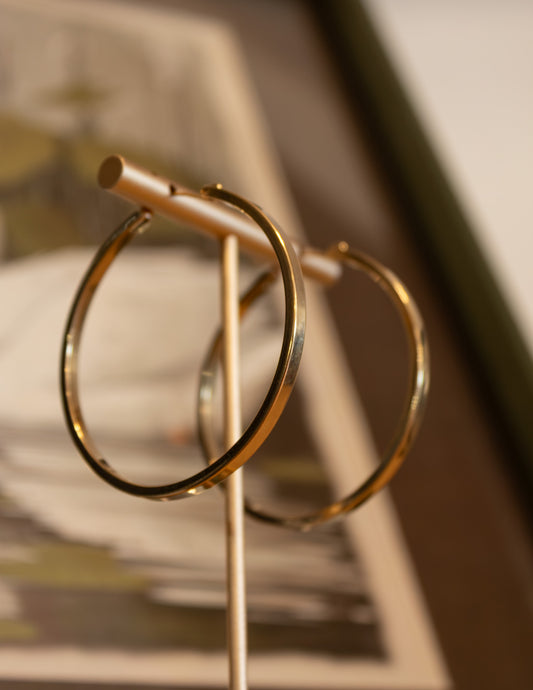 Waterproof Falling Hoop Earrings