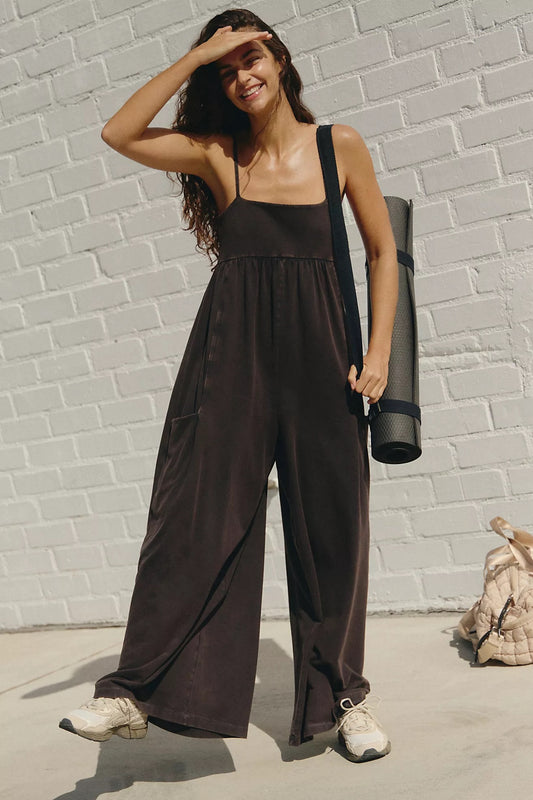 Free People Hot Shot Strappy Romper Onesie