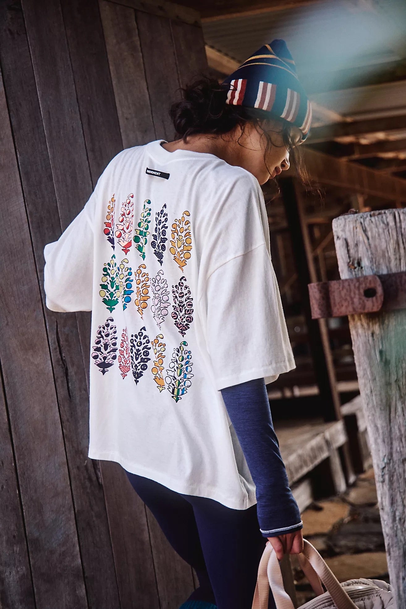 Free People Logo Tackle Tee