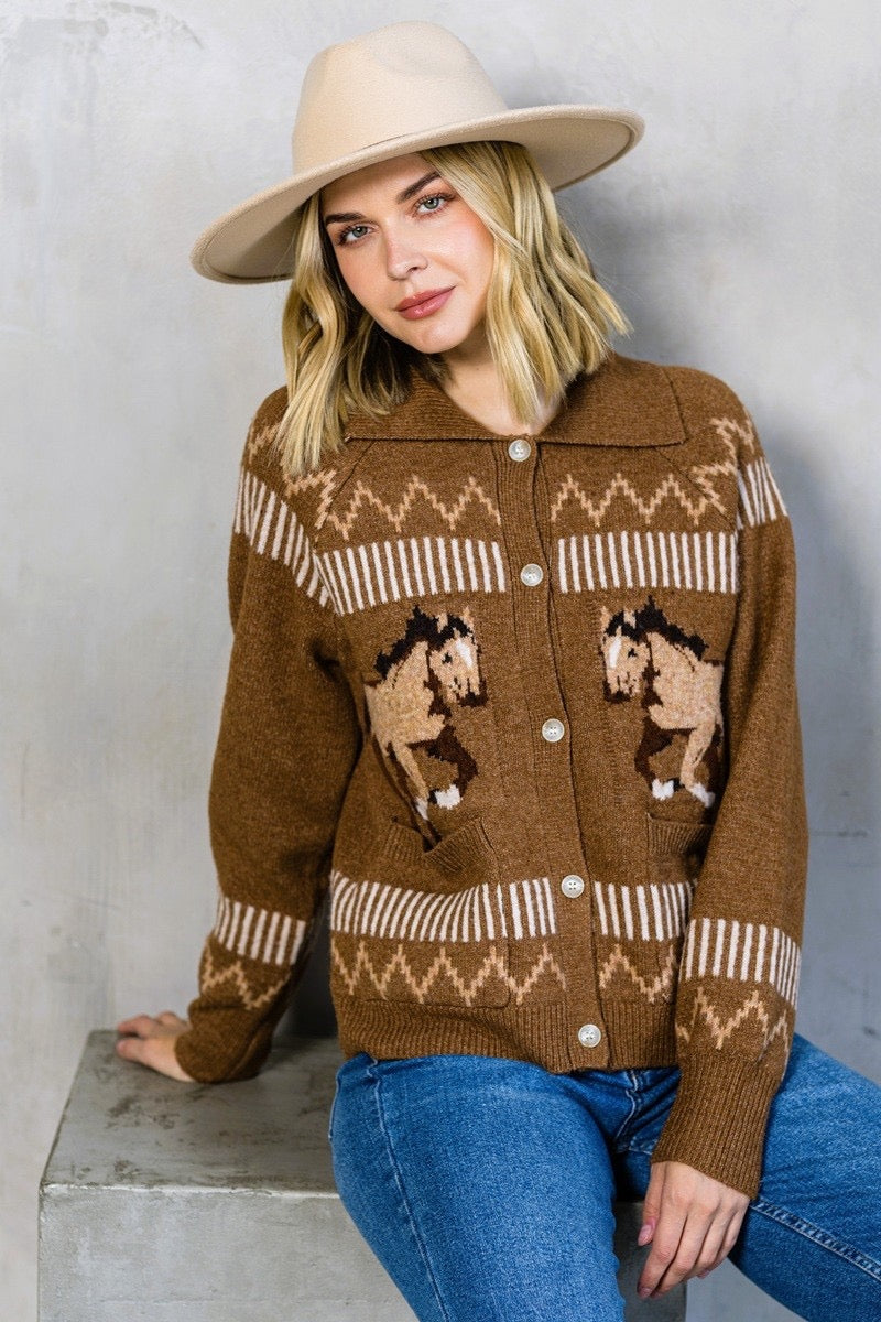 Giddy Up Sweater Jacket