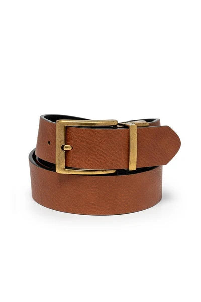 Black and Chicory Classic Reversible Belt