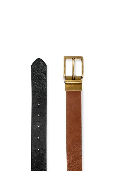 Black and Chicory Classic Reversible Belt