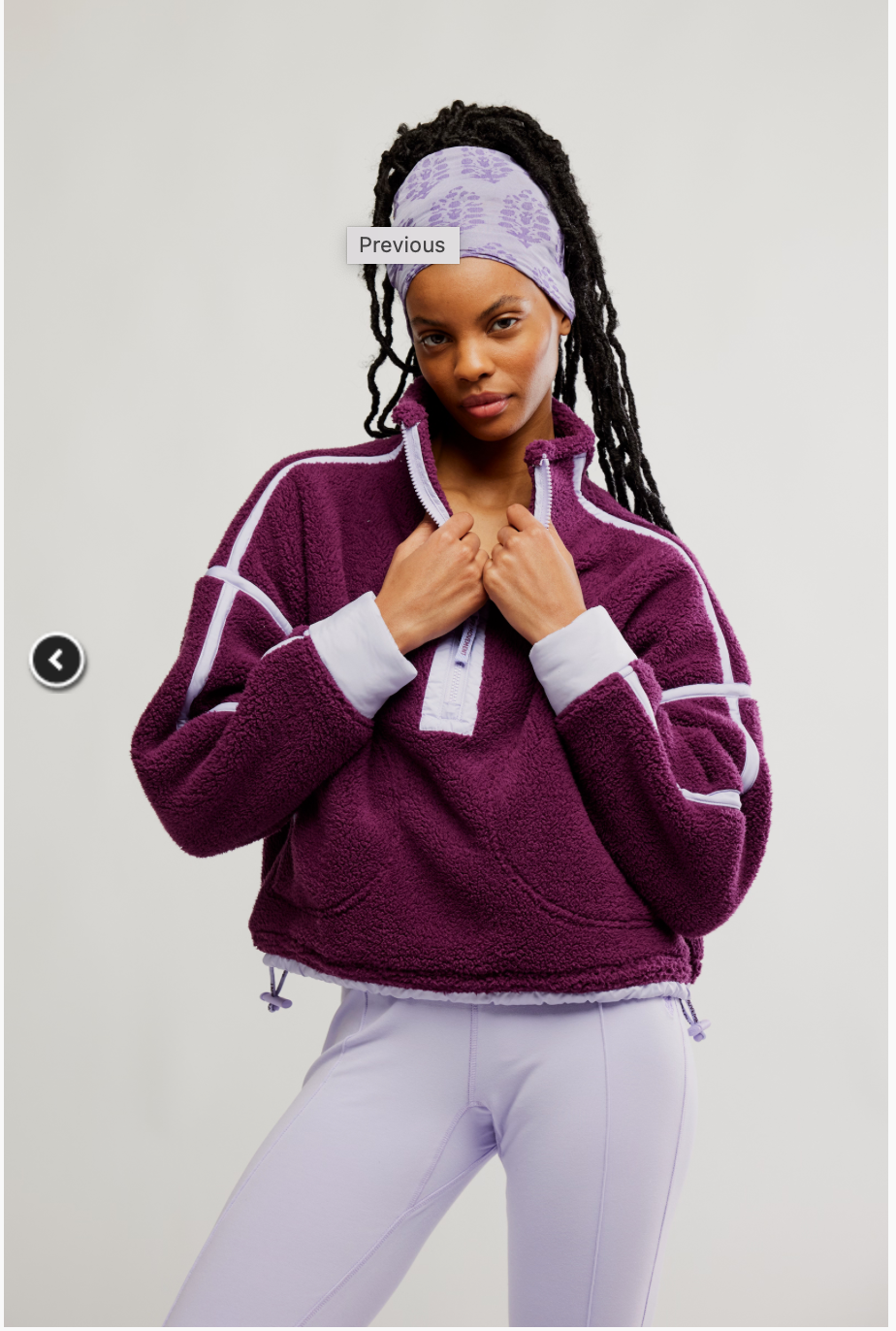 Free People Movement Black Cherry Fleece