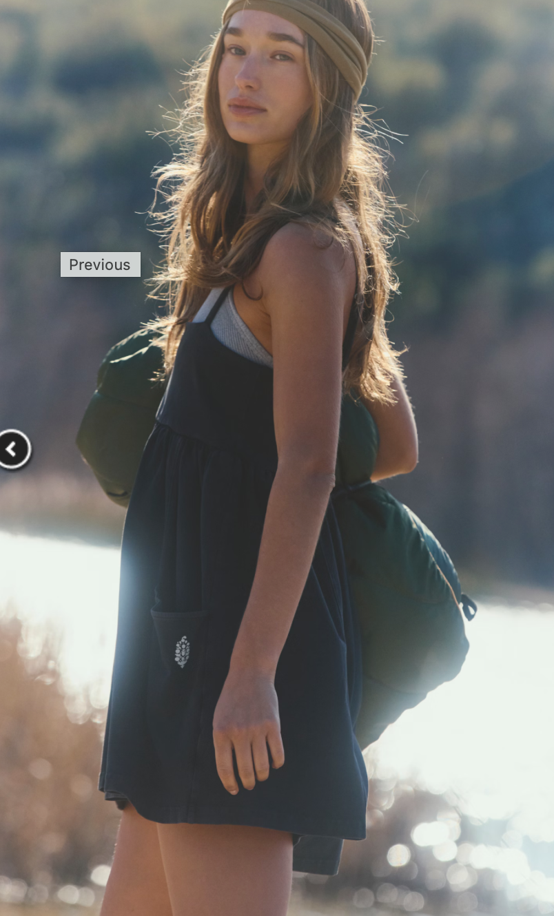 Free People Hot Shot Strappy Romper