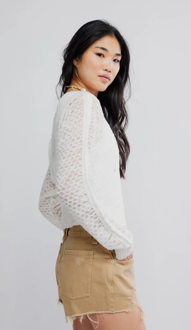 Free People Maris Fine Gauge Cardi