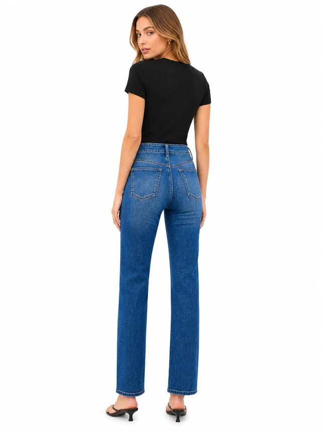 1822 Mid-Rise Straight Leg Jean