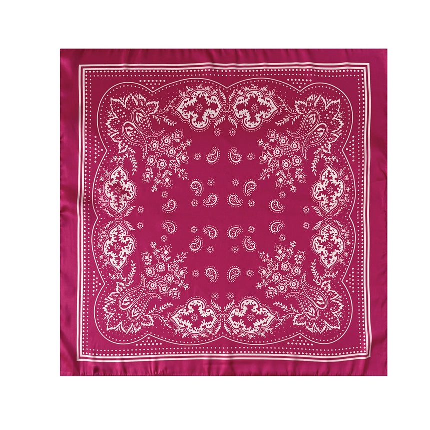 Paisley Printed Square Scarf