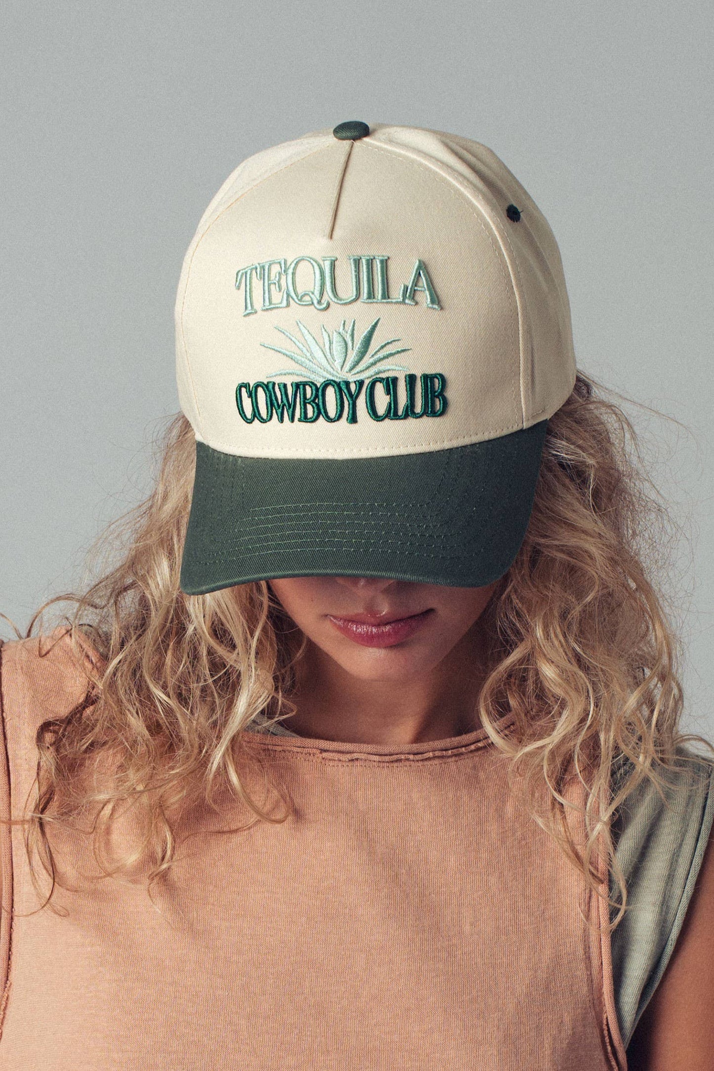 Tequila Cowboy Embroidered Trucker Cap