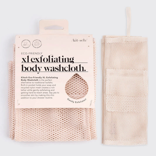 Xl Exfoliating Body Washcloth - Blush