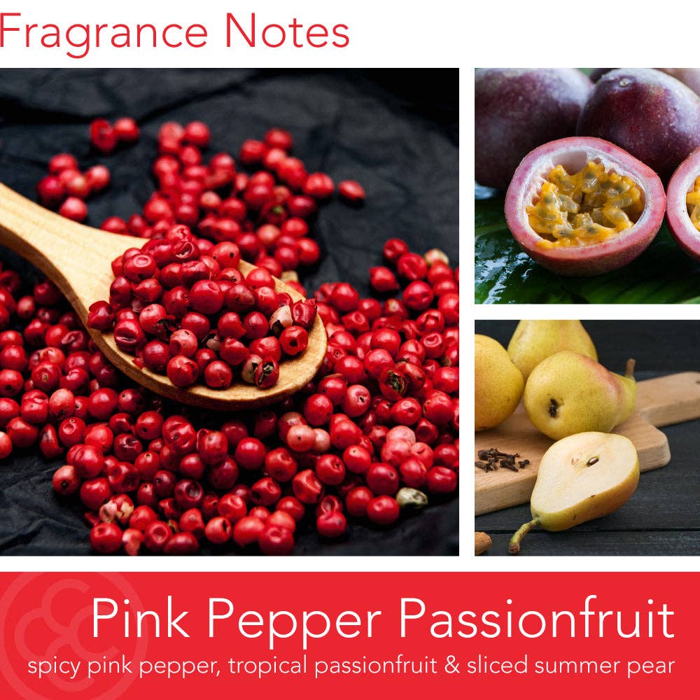 Pop of Color Pink Pepper Passionfruit, 3 Wick, 14.5oz